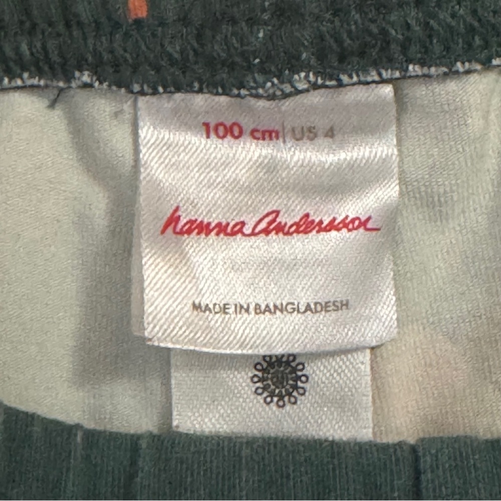 Hanna Andersson Baby Girl Green with Multicolored Horse Design Leggings - Picture 7 of 7